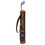 Geantă creion Golf Golf Canvas și piele