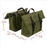 Nylon Double Pannier Bag Green